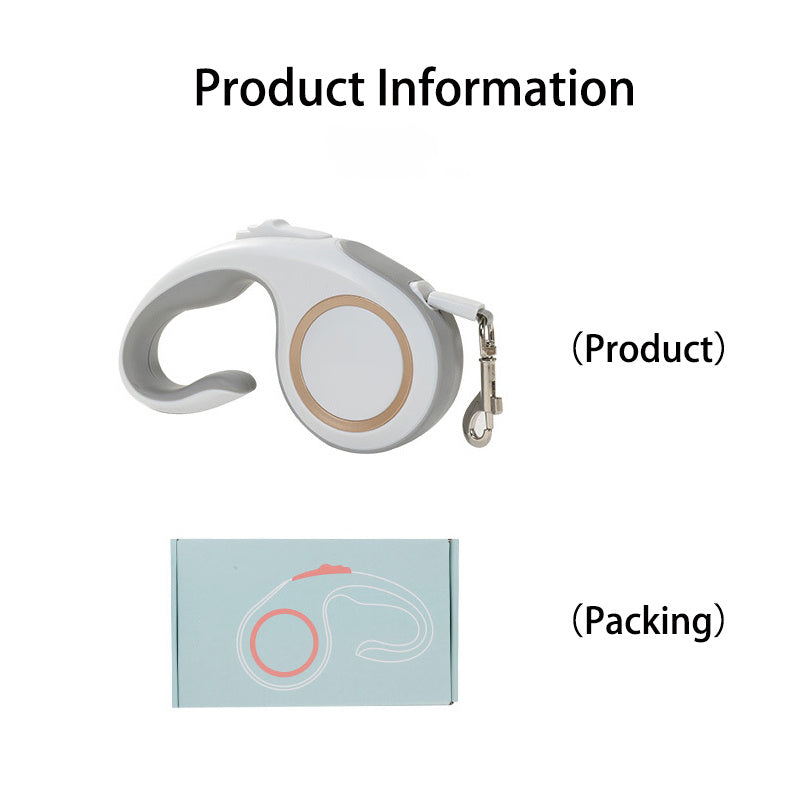 Petivia 5M Automatic Retractable Dog & Cat Leash – Flexible Traction Rope for Puppies, Small & Medium Pets